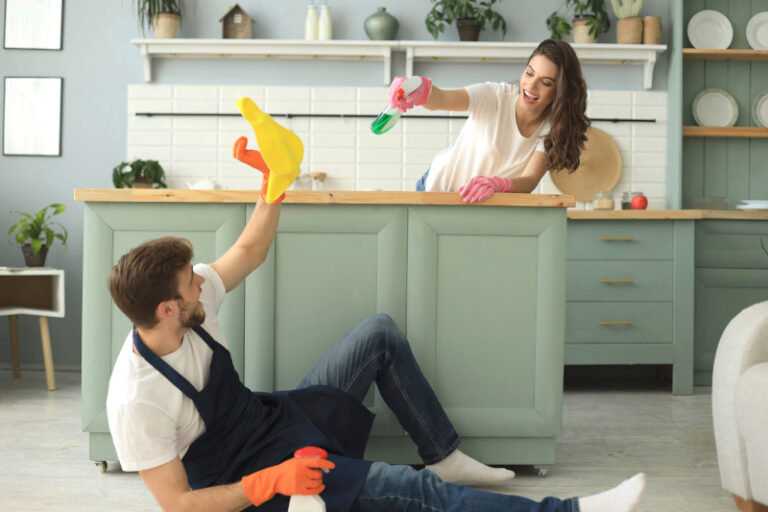 mental health cleaning smily faces