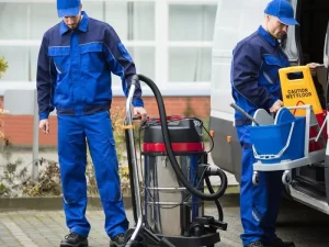 commercial building cleaning